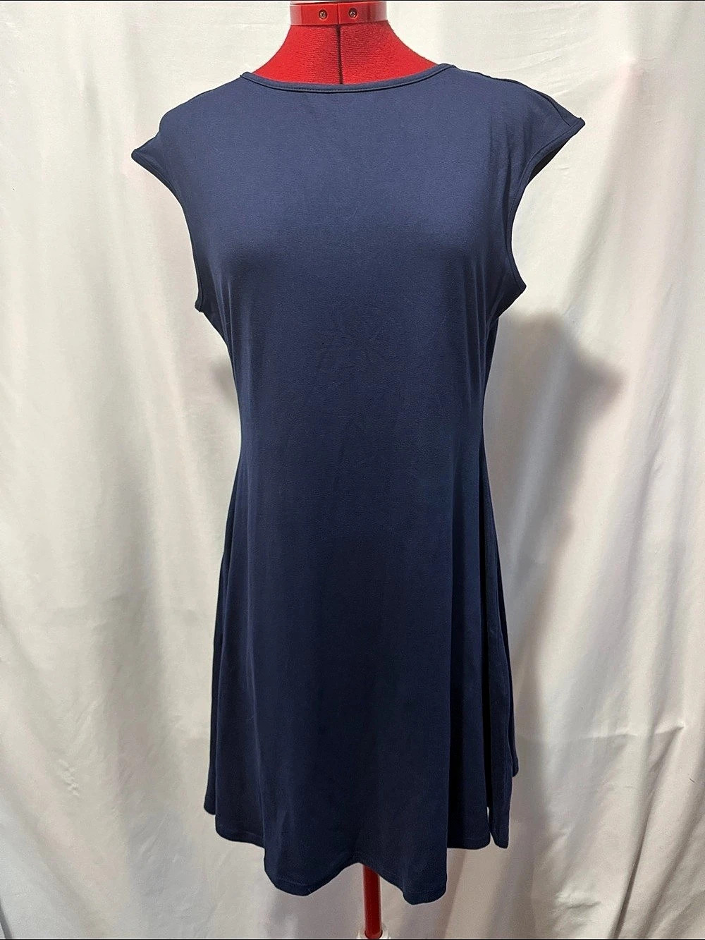 OREEFAN Mini Dress in Blue Size Large NWT